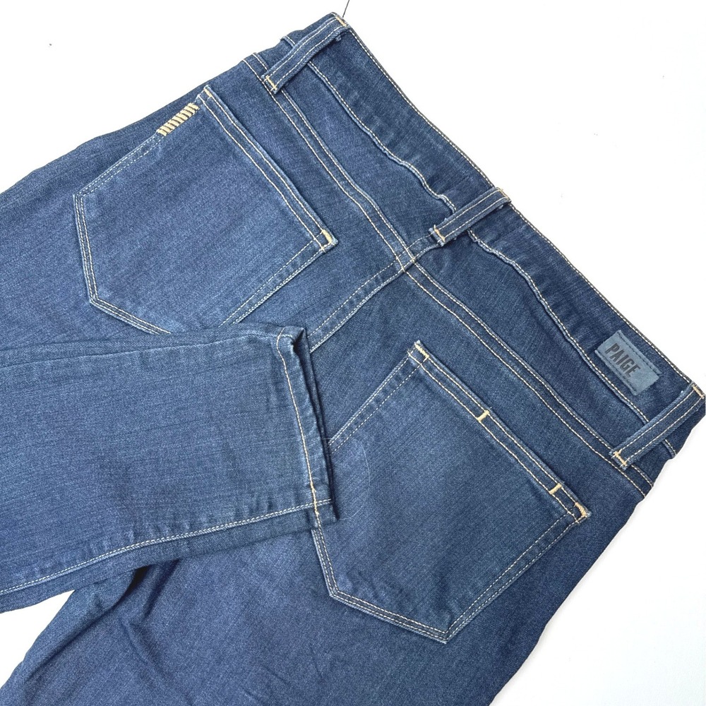 Paige Hoxton Ankle High Rise Skinny Jeans Dark Wash Indigo Size 28